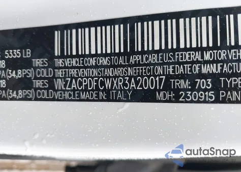 2024 Dodge Hornet R/T Eawd из США, поврежденный, VIN ZACPDFCWXR3A20017